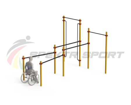 Купить Спортивный комплекс для инвалидов-колясочников WRK-D19_76mm в Артёмовском 