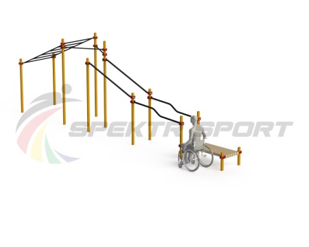 Купить Спортивный комплекс для инвалидов-колясочников WRK-D22_76mm в Артёмовском 