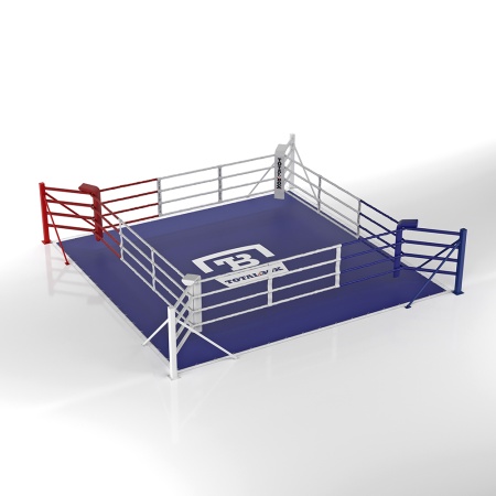 Купить Ринг боксерский напольный Totalbox на упорах 5х5м в Артёмовском 