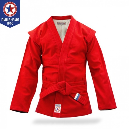 Купить Куртка для самбо "Атака" ВФС (подкладка, пояс)  р 36-48 в Артёмовском 
