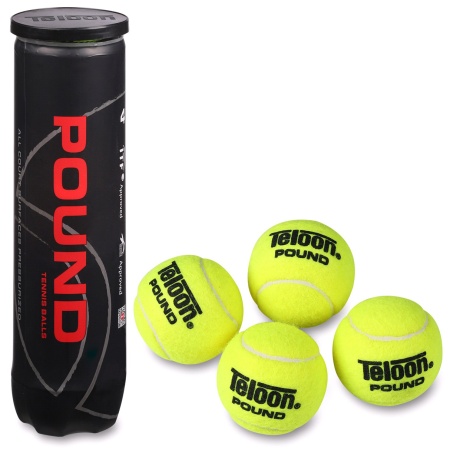 Купить Мяч для большого тенниса Teloon 828Т Р4  (4 шт) в Артёмовском 