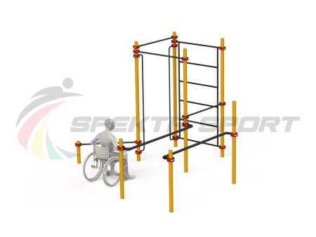 Купить Спортивный комплекс для инвалидов-колясочников WRK-D18_76mm в Артёмовском 
