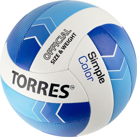 Купить Мяч волейбольный Torres Simple Color любительский р.5 в Артёмовском 